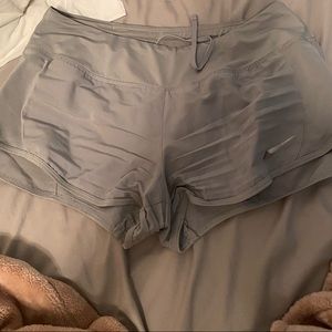Grey nike shorts